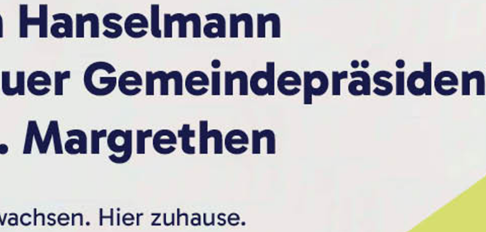 Armin Hanselmann als neuer Gemeindepräsident für St. Margrethen
